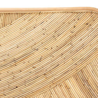 bali & pari Delphi Modern Bohemian Natural Brown Rattan Queen Size Standalone Headboard