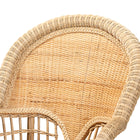 bali & pari Ratu Modern Bohemian Natural Brown Rattan Accent Chair