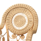 bali & pari Putri Modern Bohemian Natural Rattan Arm Chair