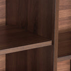 Baxton Studio Paricia Mid-Century Modern Walnut Brown Finished Wood Shoe Cabinet