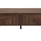 Baxton Studio Graceland Mid-Century Modern Transitional Walnut Brown Finished Wood 2-Drawer Coffee Table