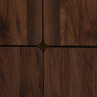 Baxton Studio Graceland Mid-Century Modern Transitional Walnut Brown Finished Wood Shoe Cabinet
