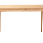 Baxton Studio Sherwin Mid-Century Modern Natural Oak Finished Wood Dining Table