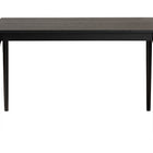 Baxton Studio Sherwin Mid-Century Modern Black Finished Wood Dining Table