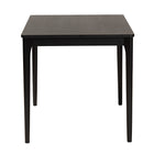 Baxton Studio Sherwin Mid-Century Modern Black Finished Wood Dining Table