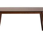 Baxton Studio Flora Mid-Century Modern Walnut Brown Finished Wood Dining Table