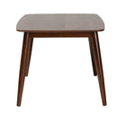 Baxton Studio Flora Mid-Century Modern Walnut Brown Finished Wood Dining Table