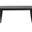 Baxton Studio Flora Mid-Century Modern Black Finished Wood Dining Table