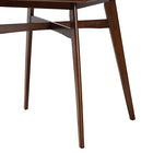 Baxton Studio Leena Mid-Century Modern Walnut Brown Finished Wood Counter Height Pub Table