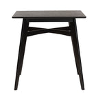 Baxton Studio Leena Mid-Century Modern Black Finished Wood Counter Height Pub Table