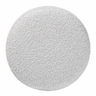 Baxton Studio Fisk Japandi Light Grey Boucle Fabric and Walnut Brown Finished Wood Ottoman Footstool