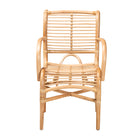 bali & pari Seminyak Modern Bohemian Natural Rattan Lounge Chair