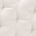 bali & pari Ediva Modern Bohemian White Natural Rattan Peacock Accent Chair