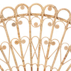 bali & pari Rasima Modern Bohemian Natural Brown Rattan Queen Size Standalone Headboard