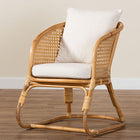bali & pari Niko Bohemian Light Honey Rattan Arm Chair