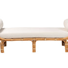 bali & pari Macias Modern Bohemian Natural Brown Rattan Daybed