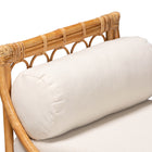 bali & pari Macias Modern Bohemian Natural Brown Rattan Daybed