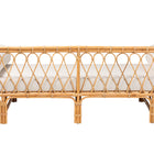 bali & pari Davida Modern Bohemian Natural Brown Rattan Daybed