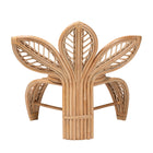 bali & pari Gresham Modern Bohemian Natural Rattan Leaf Accent Chair