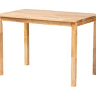 Baxton Studio Eveline Modern Natural Brown Finished Wood 43-Inch Dining Table