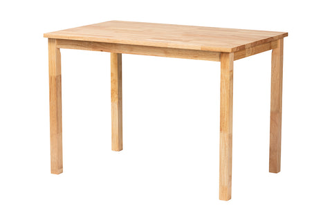 Baxton Studio Eveline Modern Natural Brown Finished Wood 43-Inch Dining Table