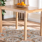 Baxton Studio Eveline Modern Natural Brown Finished Wood 43-Inch Dining Table