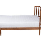 Baxton Studio Calderon Retro-Modern Walnut Brown Finished Wood Queen Size Platform Bed