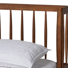 Baxton Studio Calderon Retro-Modern Walnut Brown Finished Wood Queen Size Platform Bed