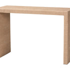 bali & pari Colandra Modern Bohemian Natural Brown Jute and Wood Console Table