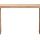 bali & pari Colandra Modern Bohemian Natural Brown Jute and Wood Console Table