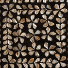 Baxton Studio Feronia Modern Bohemian Black and Bronze Mother of Pearl End Table