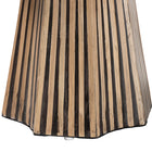 Baxton Studio Devika Modern Bohemian Two-Tone Natural and Dark Brown Bamboo End Table