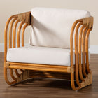bali & pari Corsa Modern Bohemian Natural Rattan Arm Chair