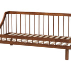 Baxton Studio Helio Mid-Century Modern Walnut Brown Finished Wood Twin Daybed