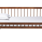 Baxton Studio Helio Mid-Century Modern Walnut Brown Finished Wood Twin Daybed