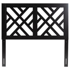 Baxton Studio Aliya Modern Dark Brown Finished Wood King Size Headboard
