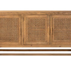 bali & pari Sibu Bohemian Natural Rattan and Reclaimed Wood Cabinet