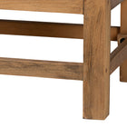bali & pari Sibu Bohemian Natural Rattan and Reclaimed Wood Cabinet