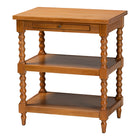 Baxton Studio Imogene Retro-Modern Walnut Brown Finished Wood End Table
