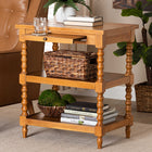 Baxton Studio Imogene Retro-Modern Walnut Brown Finished Wood End Table