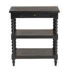 Baxton Studio Imogene Retro-Modern Black Wood End Table
