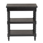 Baxton Studio Imogene Retro-Modern Black Wood End Table