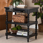 Baxton Studio Imogene Retro-Modern Black Wood End Table