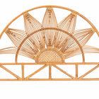 bali & pari Jasmine Modern Bohemian Natural Rattan King Size Standalone Headboard