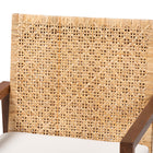 bali & pari Lovina Bohemian Light Honey Rattan and Acacia Wood Arm Chair