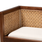 bali & pari Lovina Bohemian Light Honey Rattan and Acacia Wood Accent Bench