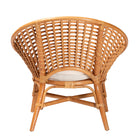 bali & pari Aerin Modern Bohemian Natural Rattan Accent Chair