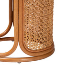 bali & pari Eldon Bohemian Honey Rattan 2-Piece Nesting End Table Set