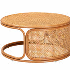 bali & pari Eldon Bohemian Honey Rattan Coffee Table