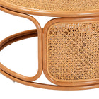 bali & pari Eldon Bohemian Honey Rattan Coffee Table